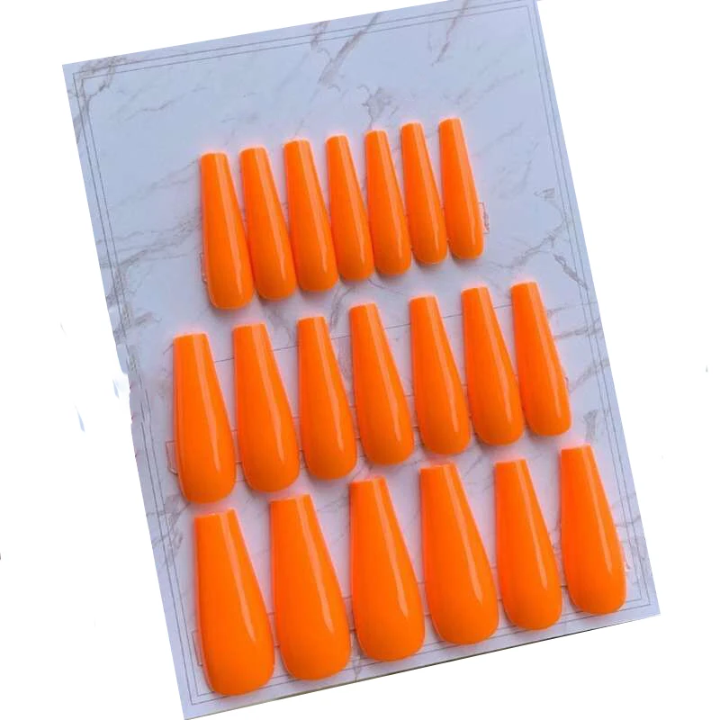 

Hot sale High Quality French Manicure Salon Square Nail Art Tips, Multi color