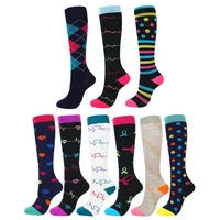 

CS01 Compression Running Socks Knee High Compression Socks For Men And Women Customized Sport Stocking Socks