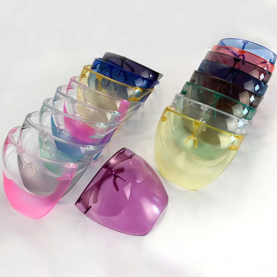 

China manufacturers custom logo oversized anti fog face shield sunglasses