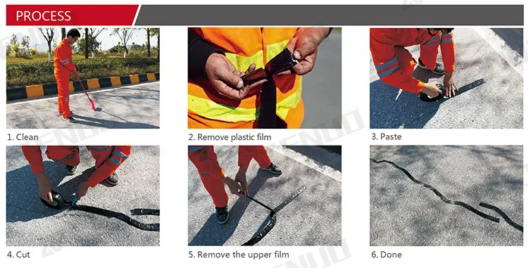 road crack sealing tape