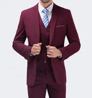 

2019 latest design groom wedding pictures men's coat pant designs wedding suit made in china