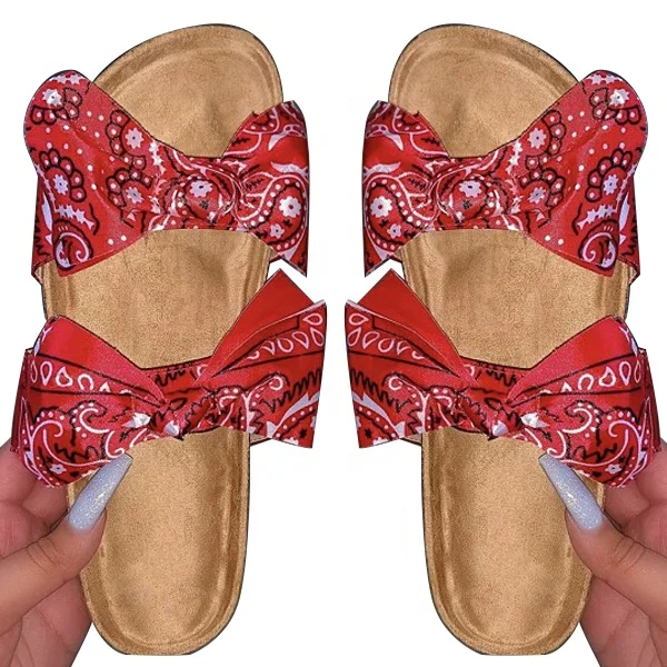 

High quality bow type Pu insole silver shoes women's slippers flat