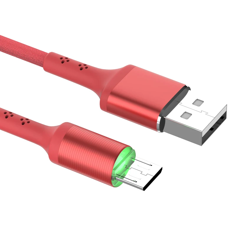 

New Product Ideas KDS 70 Micro USB High Speed Intelligent Micro Usb Data Cable Charging Cable, Red,black