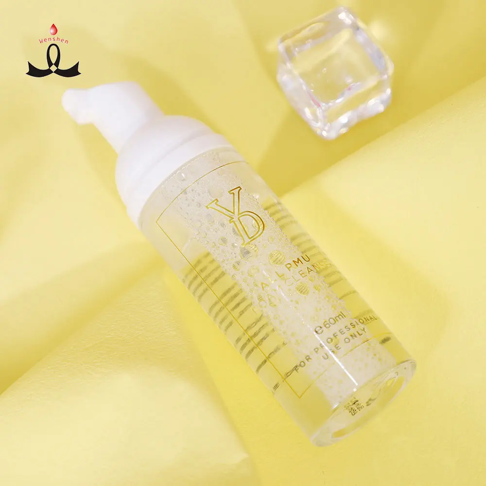 

Natural cruelty free oil free gentle cleansing microblading foam eyebrow lips shampoo private label