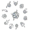 2019 Elegant Ladies Jewelry Ear Ring 925 Silver Constell Cubic Zirconia Fashion Women Stud Earrings