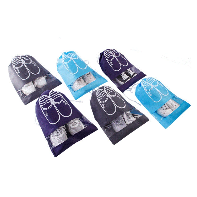 

Newest Waterproof Shoe Dust Bag Drawstring Storage Travel Dust Cover Bag Tote Drawstring Organizer Shoe Bag