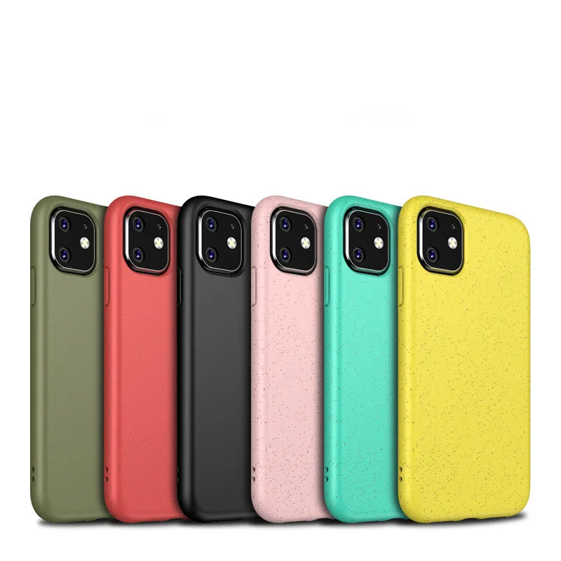 Multi-Color Wheat Straw Frosted TPU Phone Case Mobile Phone Accessories for iPhone 6/7/8/X/XR/XS MAX/iPhone 11 2019