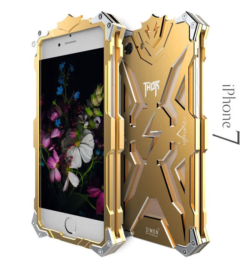 

iPhone8 mobile phone case mobile phone case iPhone7 metal anti-drop frame Thor protective cover for Apple 8