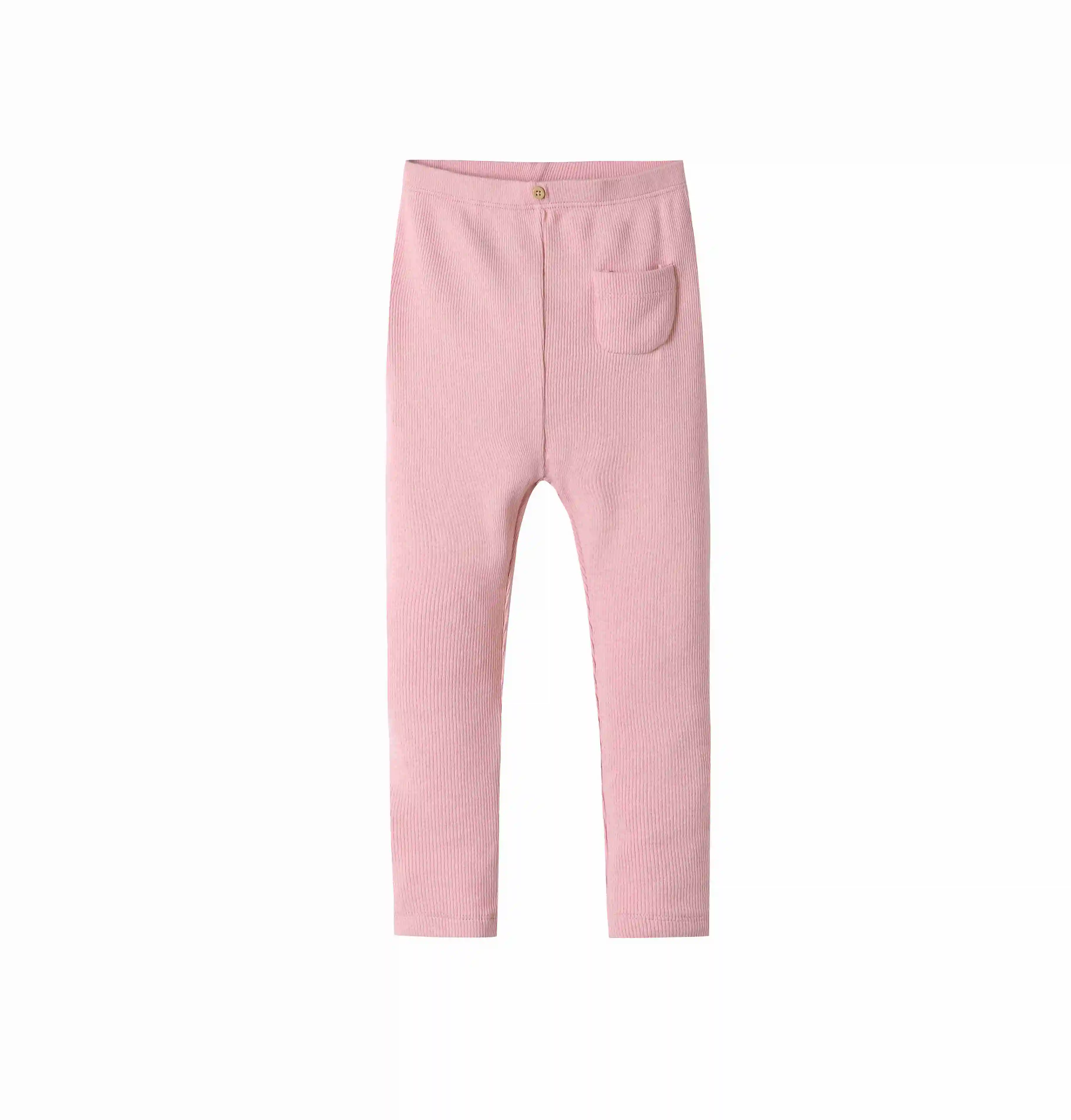 

High quality ribbed cotton kids pants custom baby legging, As picture or custom