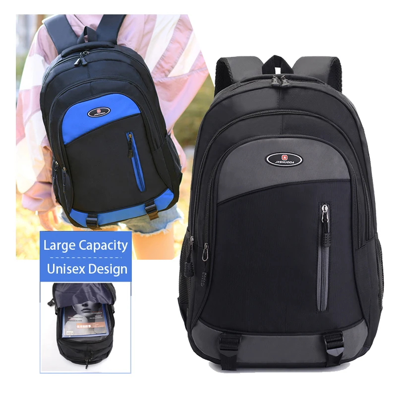 

OMASKA Custom Fashion Simple School Backpack bolso de escuela del ordenador portatil Travel Laptop Bagpack Student Collegue Bags, Black,blue,red,gray