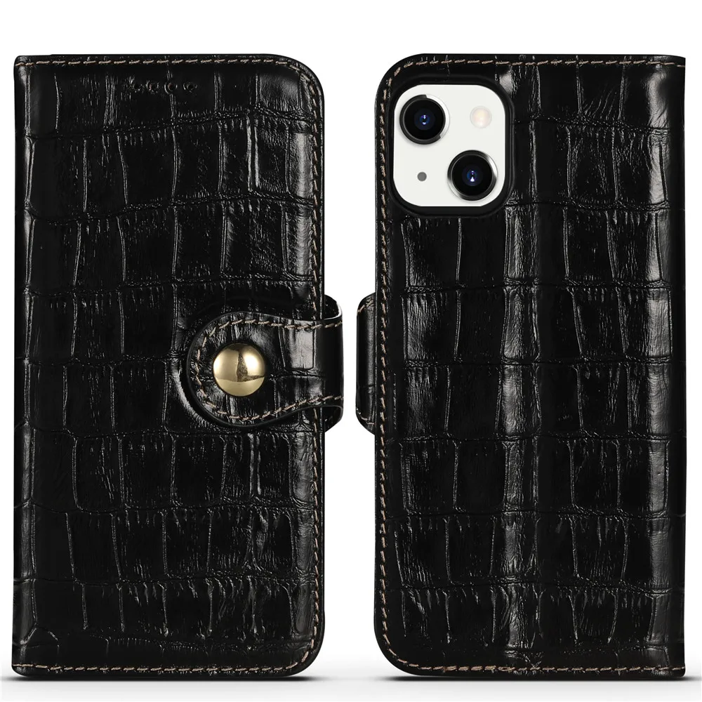 

2021 New Trending Wallet Case for iPhone 13 12 11 Pro Max crocodile leather case for iPhone 13 mini, Black ,brown ,red, blue