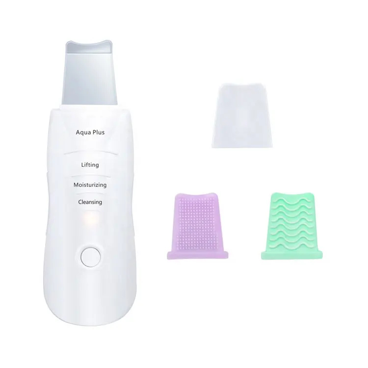 

Beauty Care Wireless charging USB to clean blackhead thick cuticle ultrasonic skin cleansing, White+black