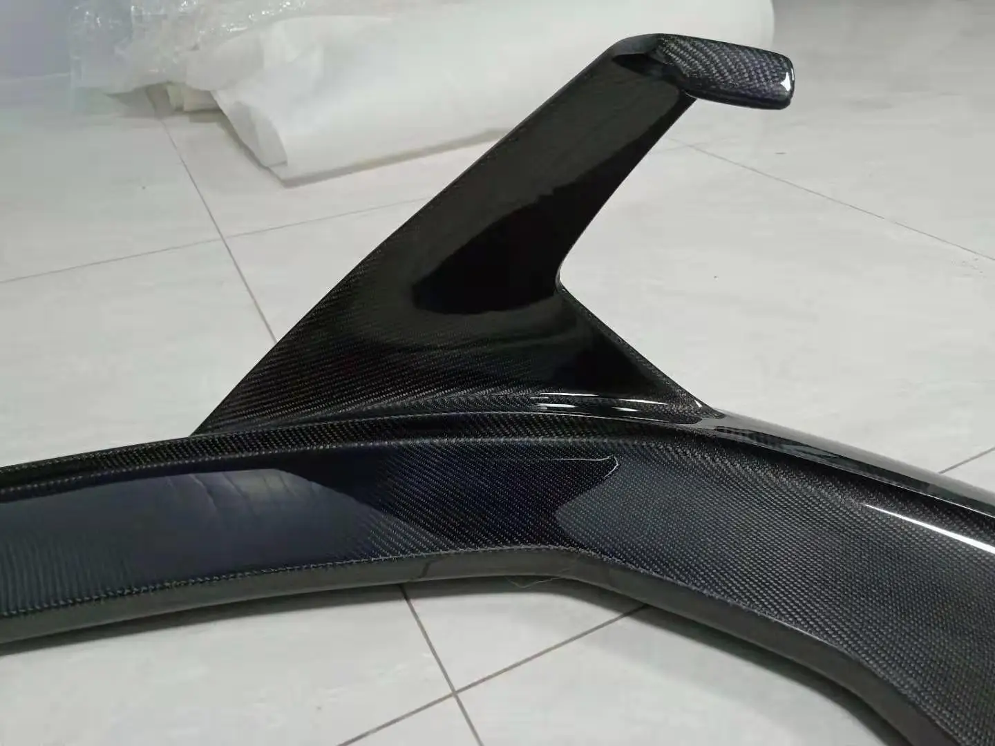 Carbon Fiber V Style Front Lip For Lamborghini Lp700 Forged Carbon ...