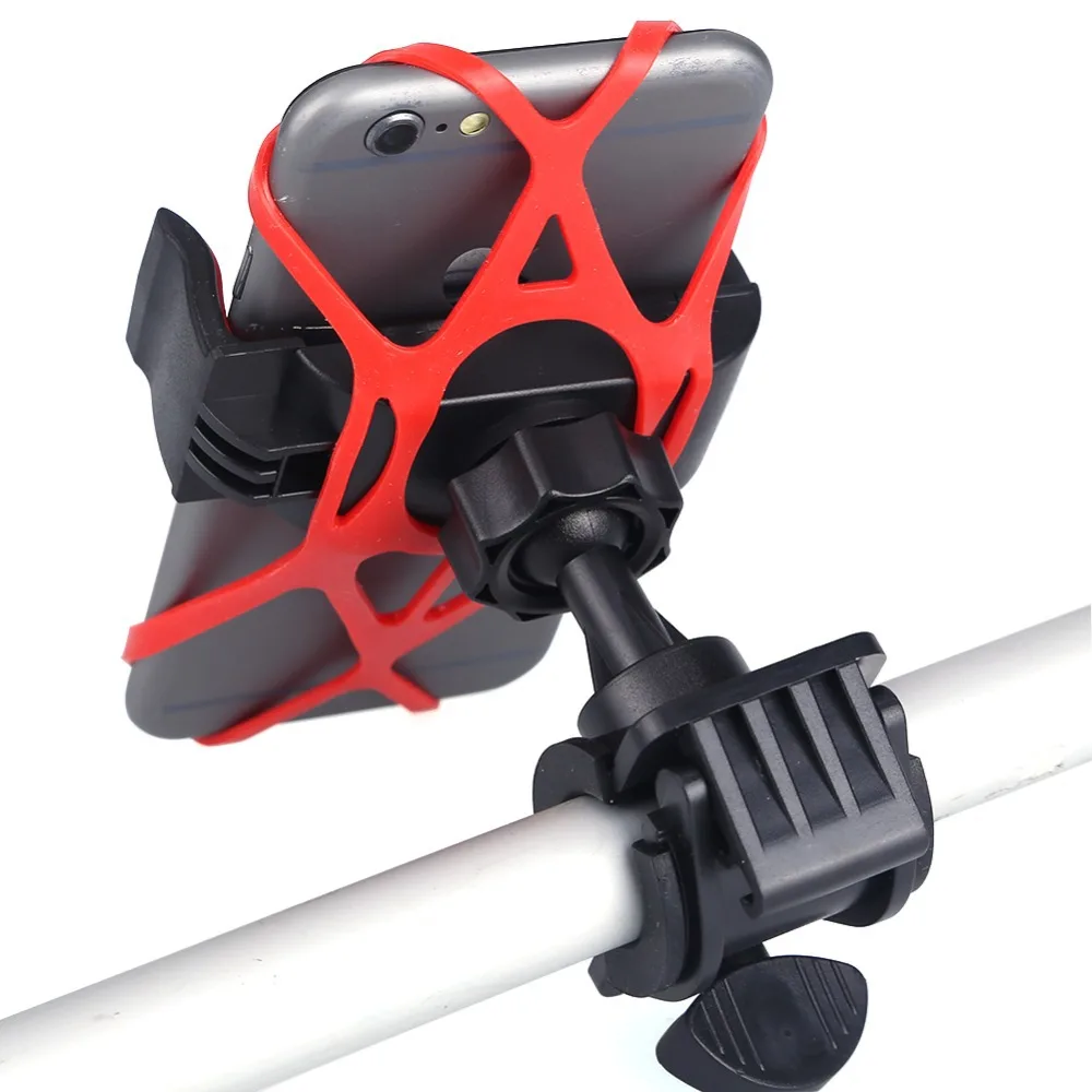 

factory cheap Handlebar Mount Silicone Bicycle Flexible Bike Phone Holder Cycling Equipment GPS navigation bracket