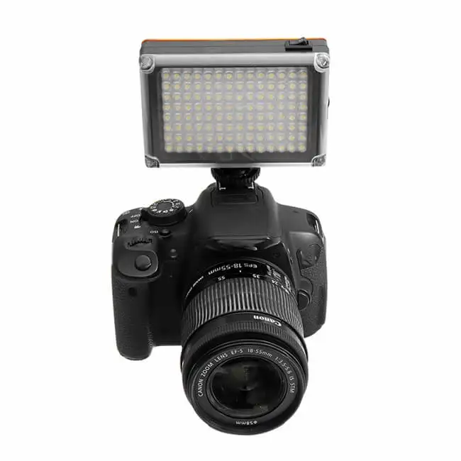 

Ulanzi 112 LED Phone Video Light Photo Lighting on Camera Hot Shoe LED Lamp for Xs Max X 8 Camcorder DSLR, Black