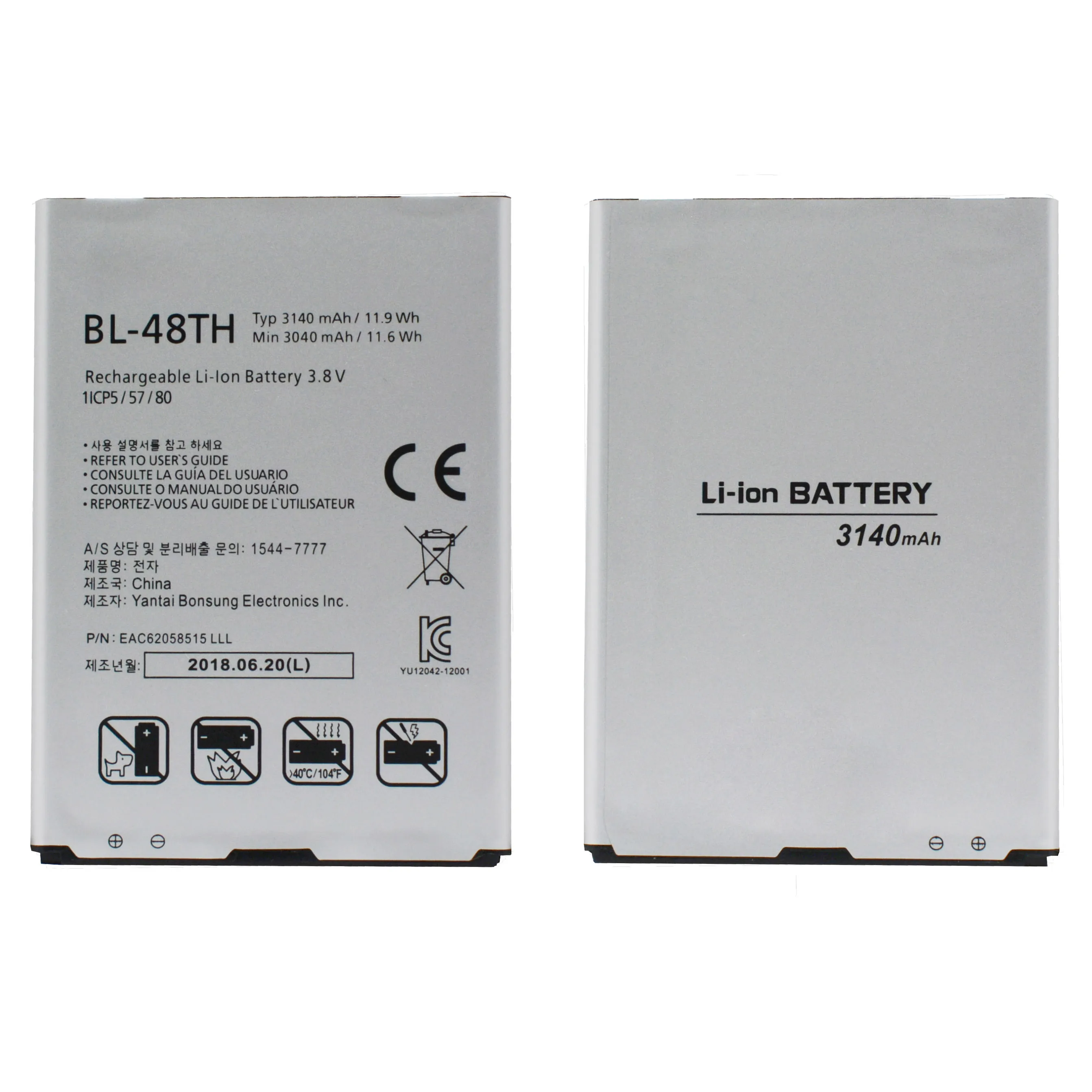 

replacement Li-ion high quality Battery BL-48TH For LG Optimus G Pro Akku DDP service 100% brand-new 3140mAh hot-selling