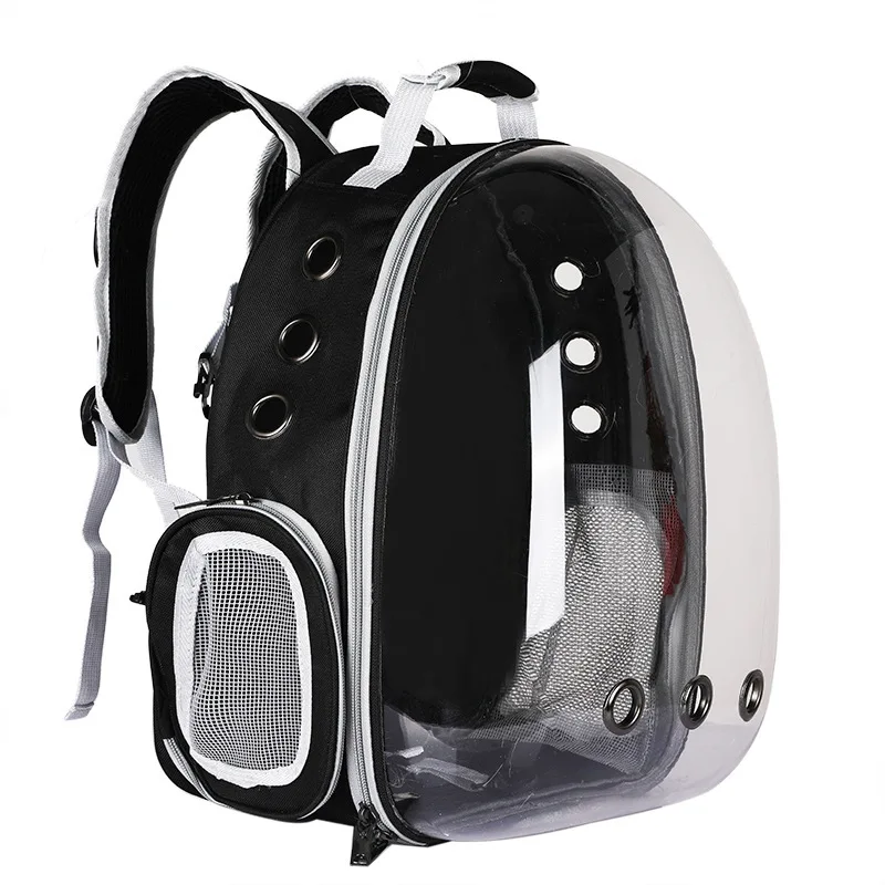 

Panoramic space capsule pet bag large capacity pet carrier breathable lightproof pet backpack, Black,blue,red,yellow,gray,brown,green