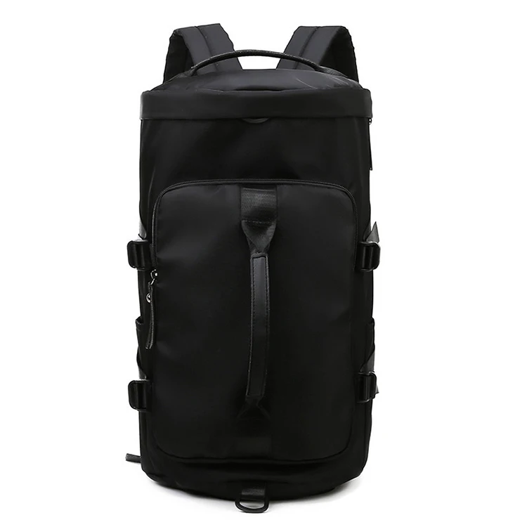 

Wholesale Sport 55L Pink Duffel Bag Shoe Compartment Travel Overnight Waterproof Handhold Backpack Sling Bag Accept OEM