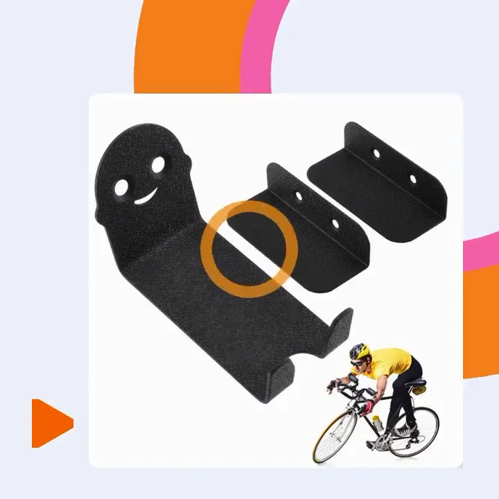 per garage per bici EWENYS montaggio a parete mini supporti da parete per bici bici da strada, arancione per la casa facile da installare fibbia per parcheggio 2 pezzi 