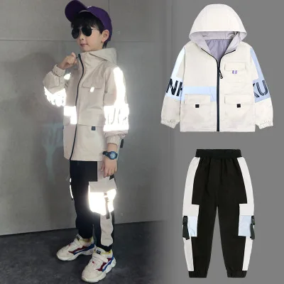 

hot sale kids sports clothes sets teen boys Korean autumn clothes sets for boys