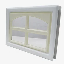 China Venda Quente Barato Portas Seccionais de Garagem de A&ccedil;o Galvanizado Com o Windows Inserido