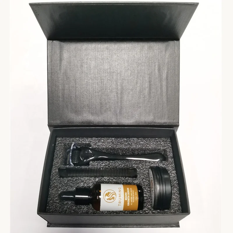 

Custom Beard Growth Kit Care Set Beard Derma Roller Kit