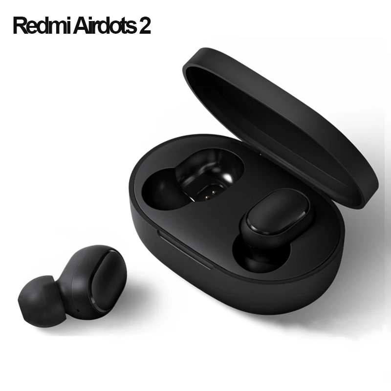 

Xiaomi Redmi AirDots 2 Wireless BT5.0 Charging Earphone In-Ear stereo bass Earphones Ture Wireless Earbuds AI Control, Black