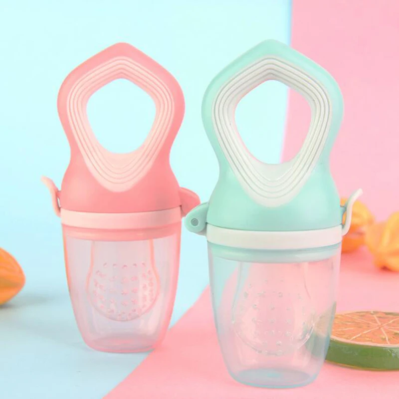 New Design Cartoon Baby Fruit Feeder Pacifier Fresh Food Feeder Infant Fruit Teething Toy for Kids