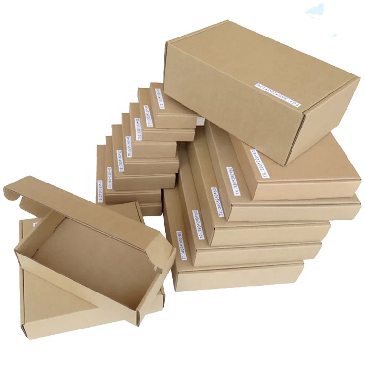 

Bulk Cheap Custom Blank Kraft Cardboard Paper Boxes for Packaging