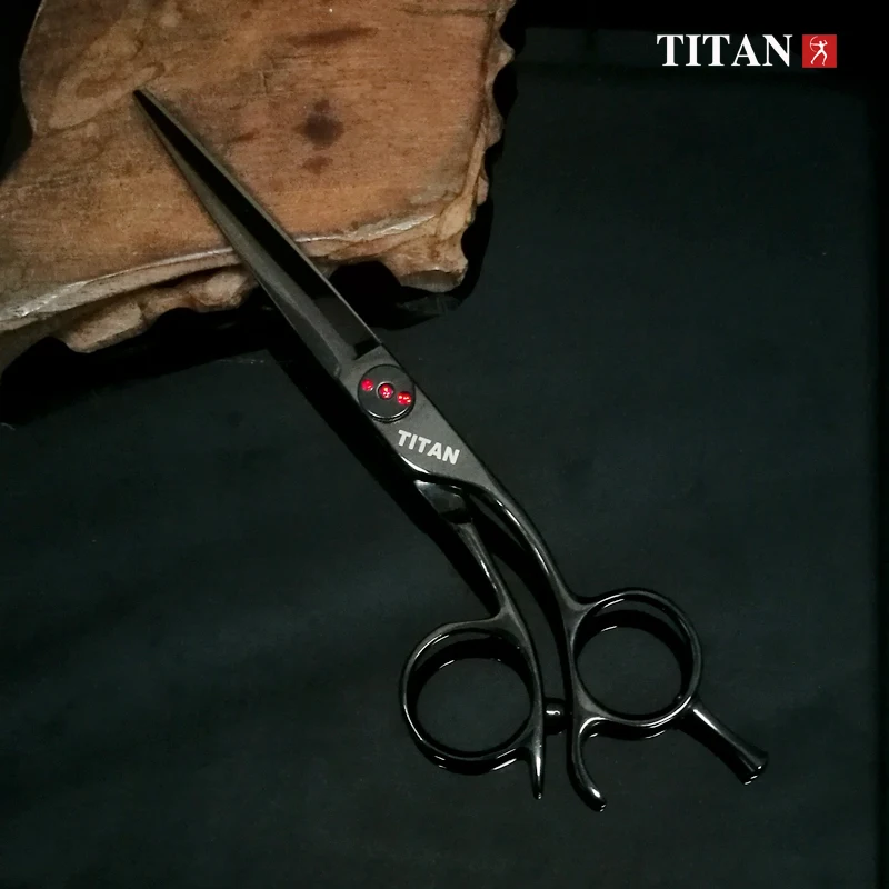 

Titan hair scissors barber professional cutting scissors 440C steel scissors