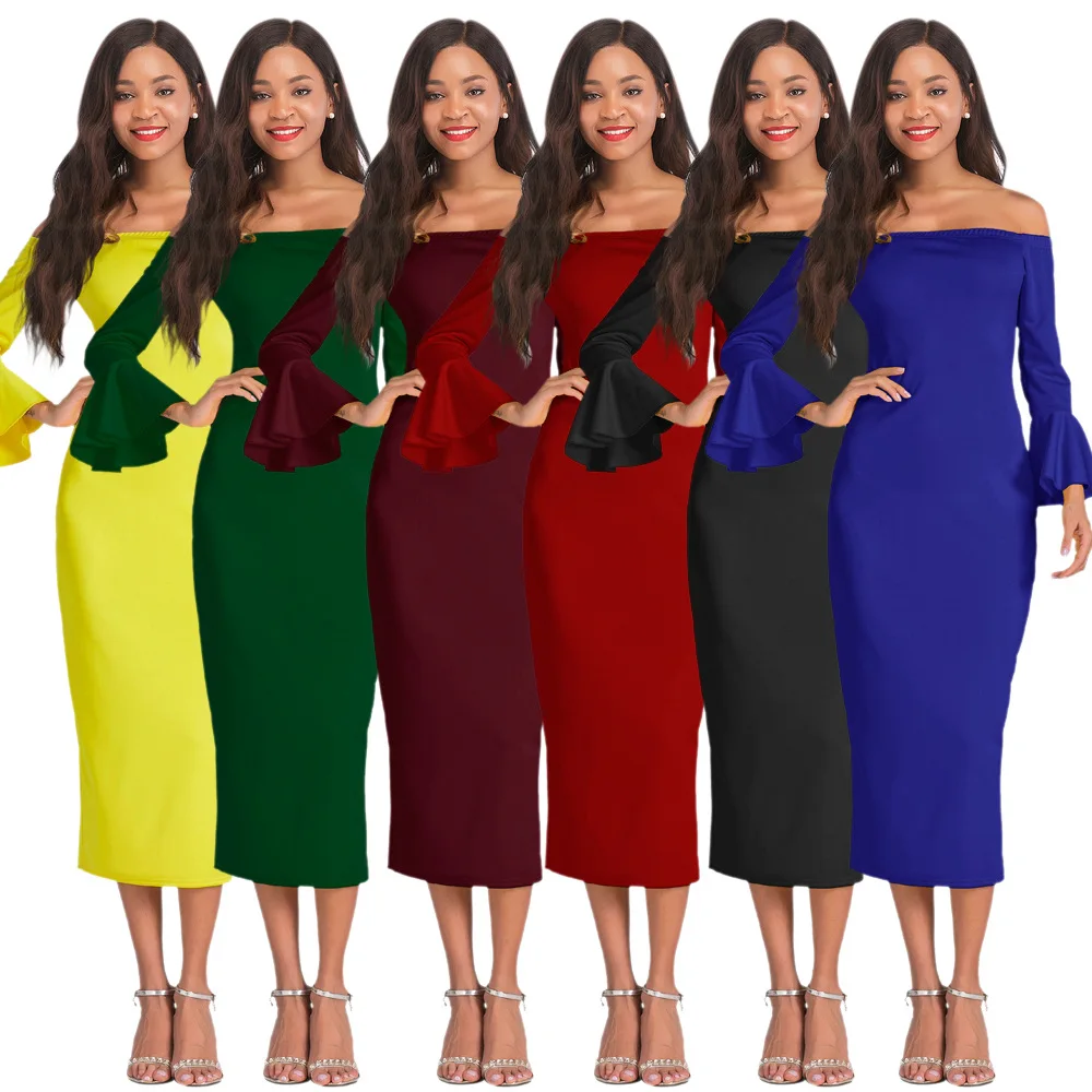 

100% cotton Fashion Stylish Sexy Prom Bridesmaid Club Maxi Woman Elegant Dress