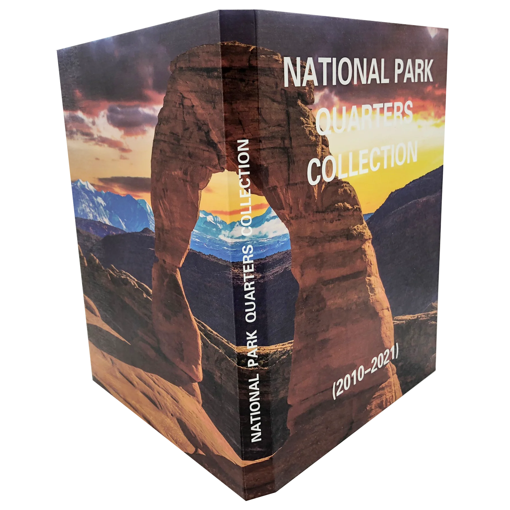 
Custom Hardcover USA National Park Quarters Coin Collector Album 