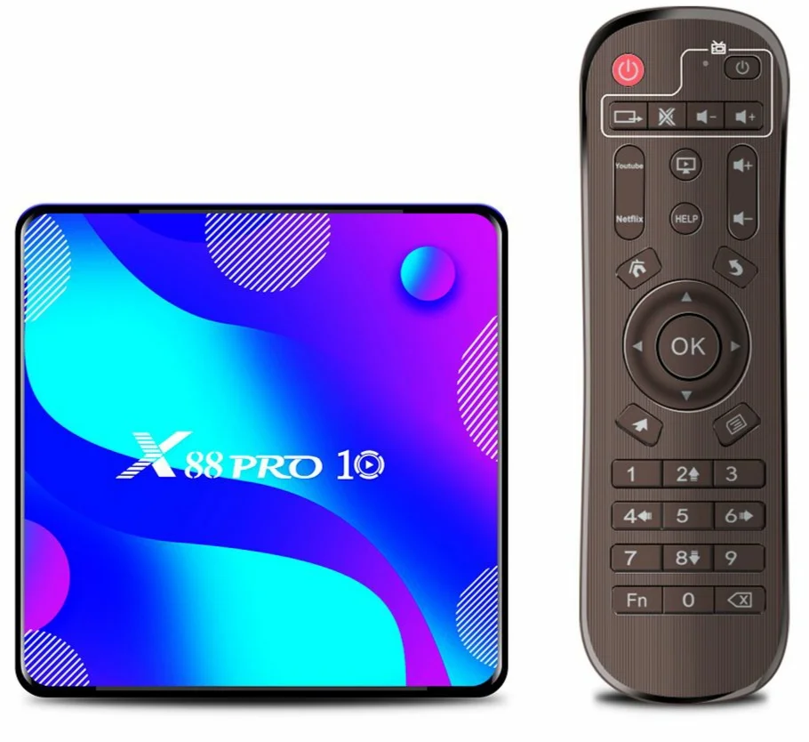 

Android 10 TV box x88 pro10 4GB 64GB Dual Band WiFi BT Set top box x88pro10