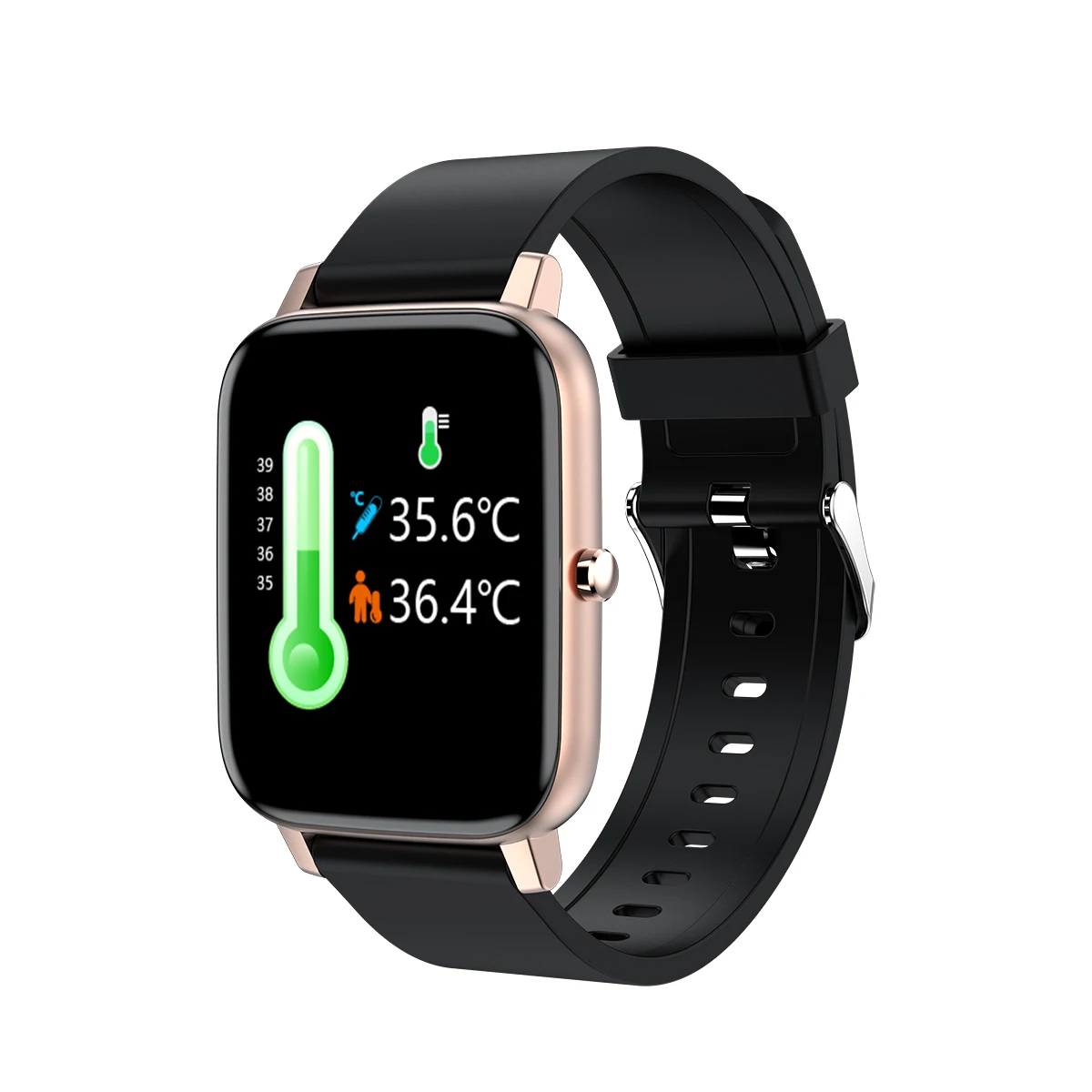 

H80T Waterproof Heart Rate Fitness Tracker Body Temperature Smart Bracelet Battery Smart Watch Kids Smartwatch