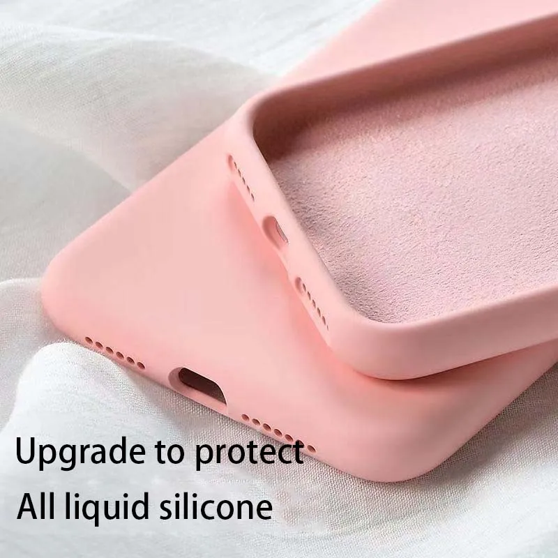 

Apple Logo For Iphone 13 Accessories Soft Liquid Silicone Case Mobile Phone Bags, A variety of color