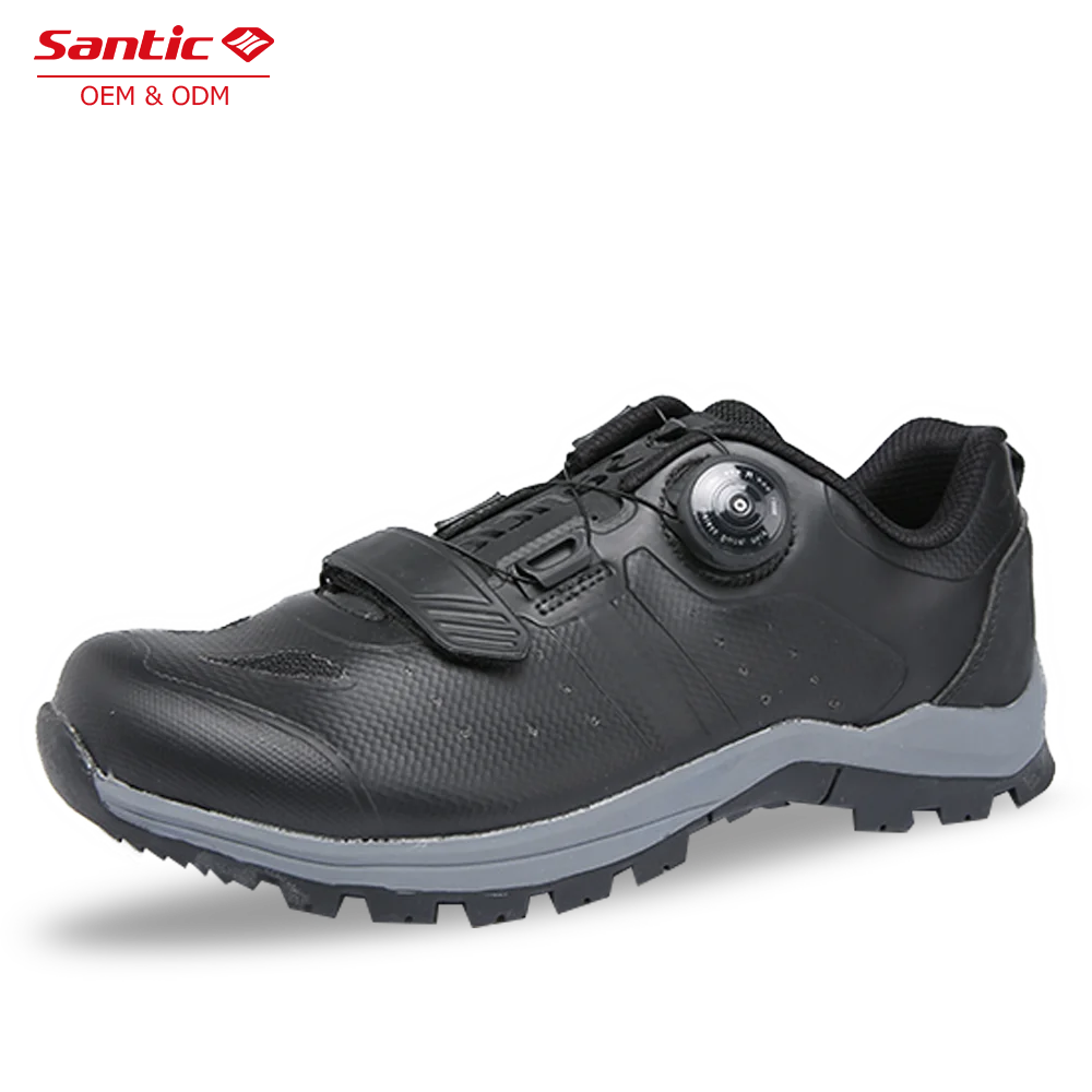 
OEM mountain bike shoes with rotary buckle cycling shoes 