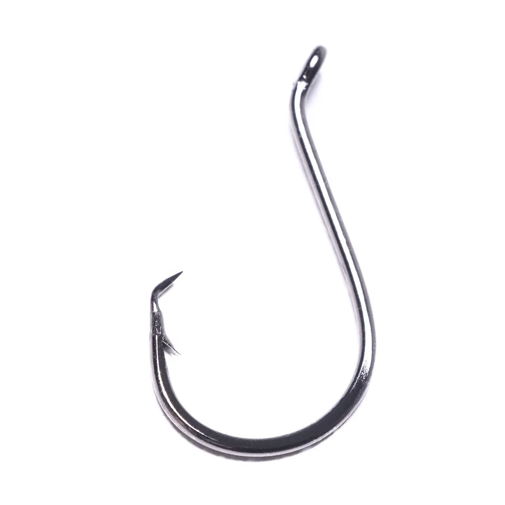 160pcs/box High Carbon Steel Fishing Hook Size #3-#12 Fishing Hooks Sets Carp Fishing Hooks with Ring