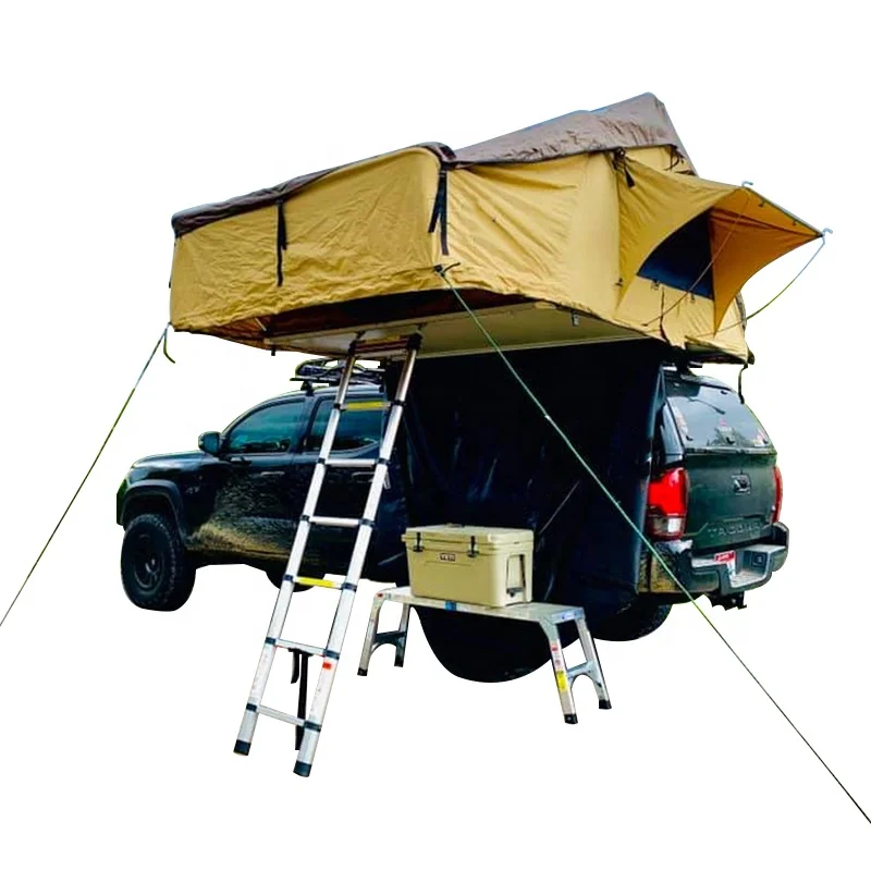 

Lloydberg 4WD Trailer Outdoor Adventure Aluminum Pole Foldable Car Roof Top Tent