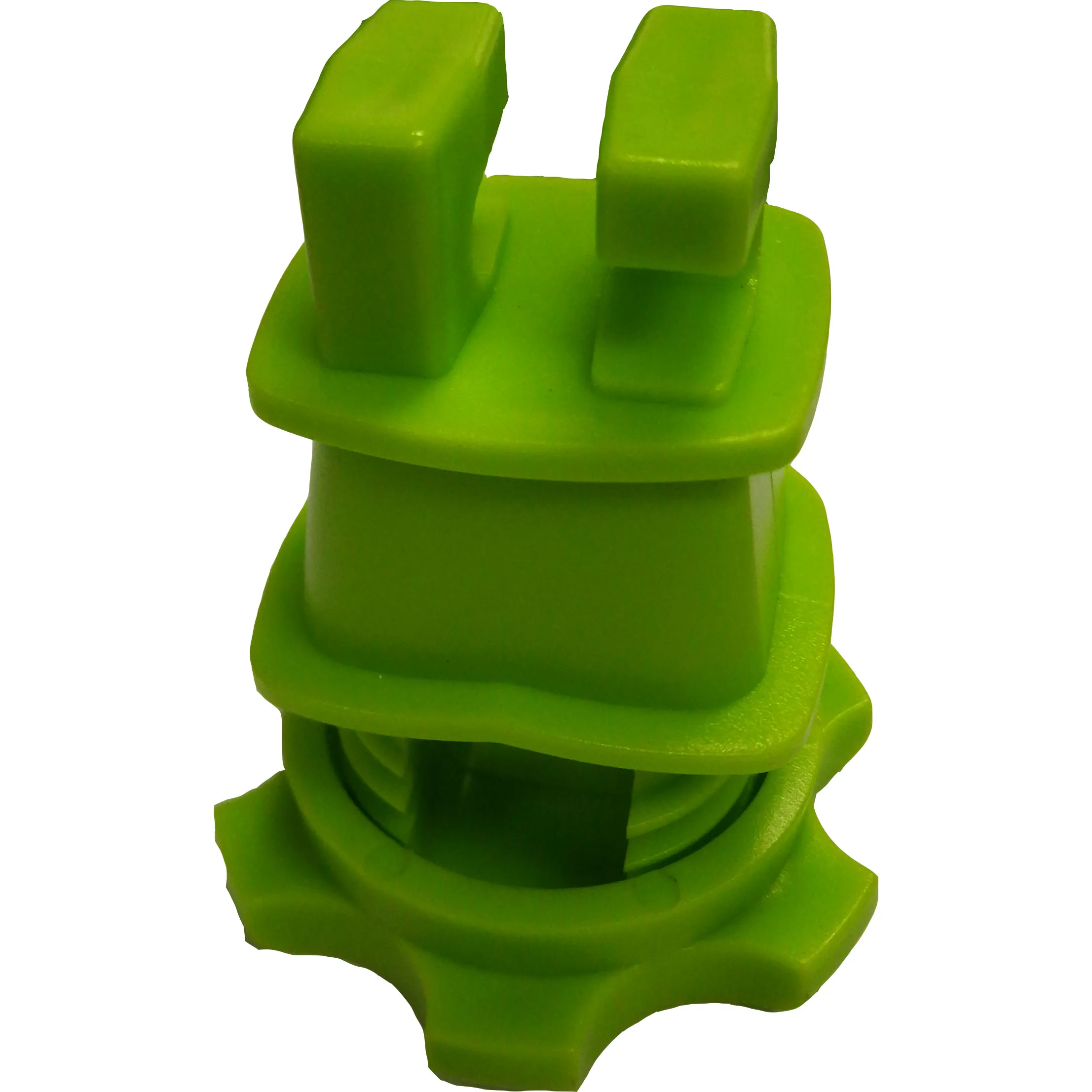 

Green Screw-Tight Round Post Insulator for farming and garden/rod post insulator, Black/yellow
