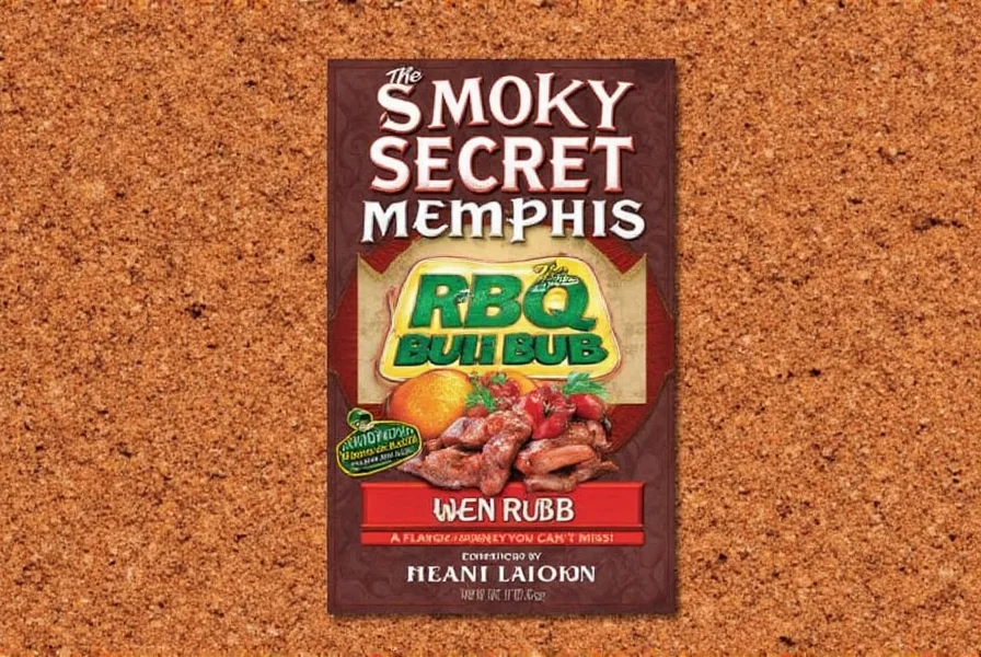 Platter of smoked pork ribs with Memphis dry rub