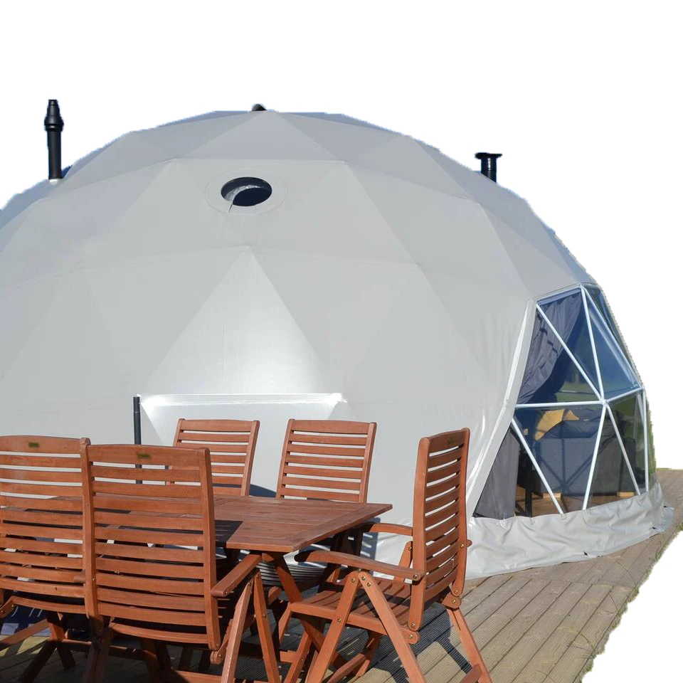 

hot sale geodesic dome tents glamping dome house camping resort of geodesic dome, White or transparent