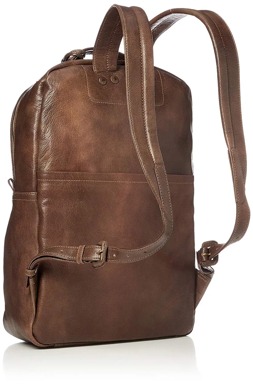 经典皮革商务背包笔记本电脑背包