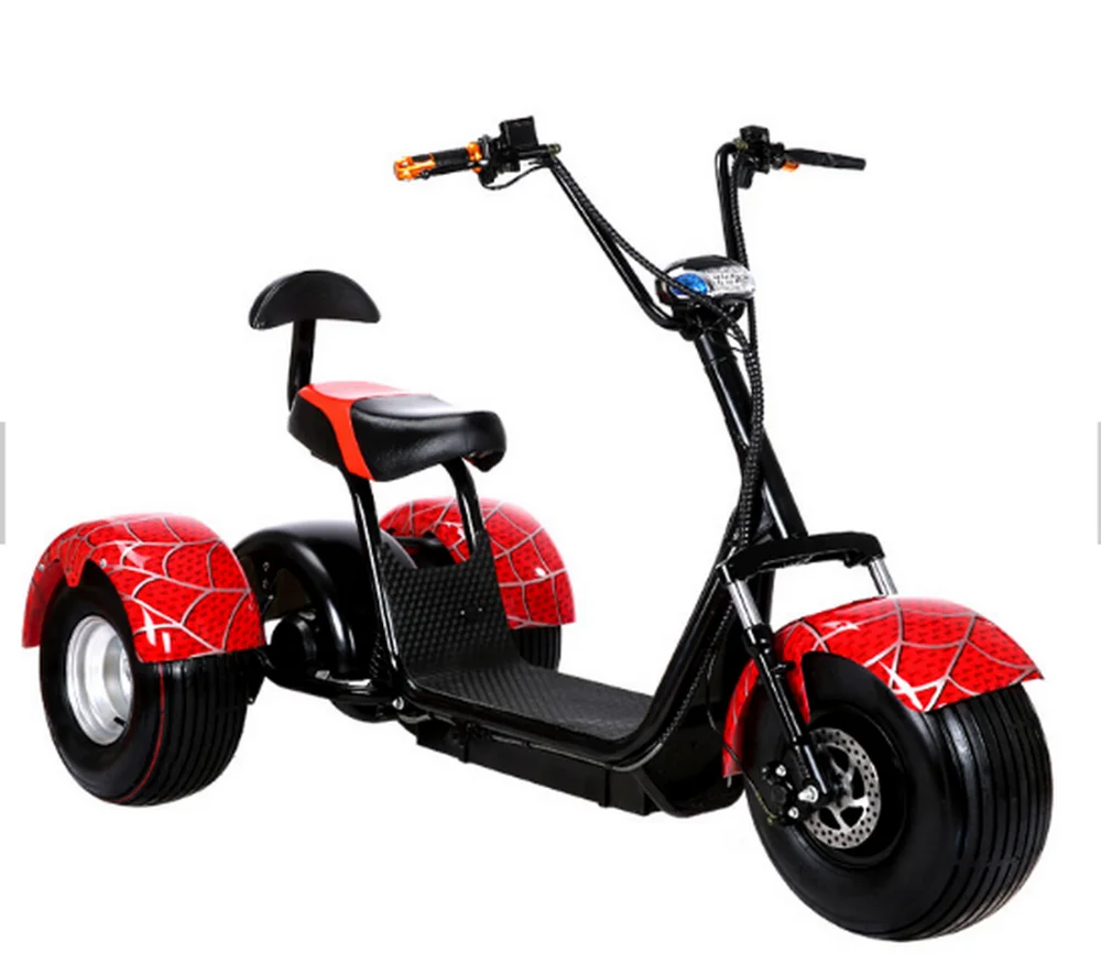 

EEC European Warehouse Stock scooter electrico Newest model three wheel electric scooter Citycoco 2000w