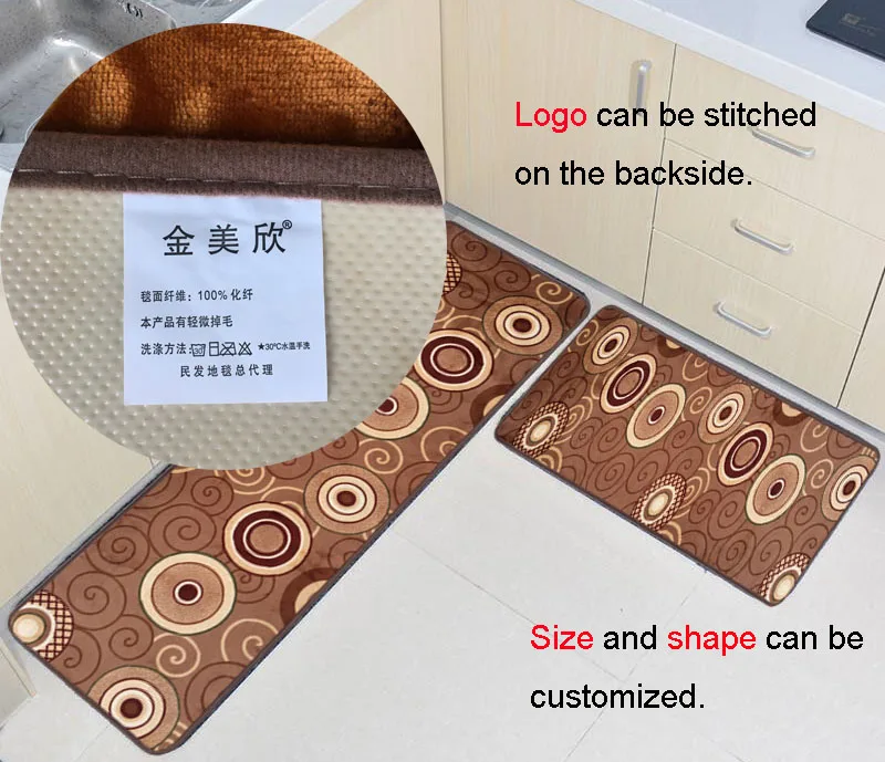 Wholesale Decorative Nonslip Heat Resistant Waterproof Kitchen Floor