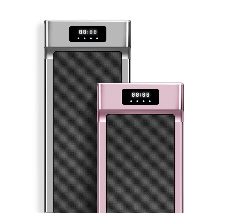 

Foldable Running Machine Easy Moving Mini Treadmill Home Running Machine Treadmill for sale, Pink and gray