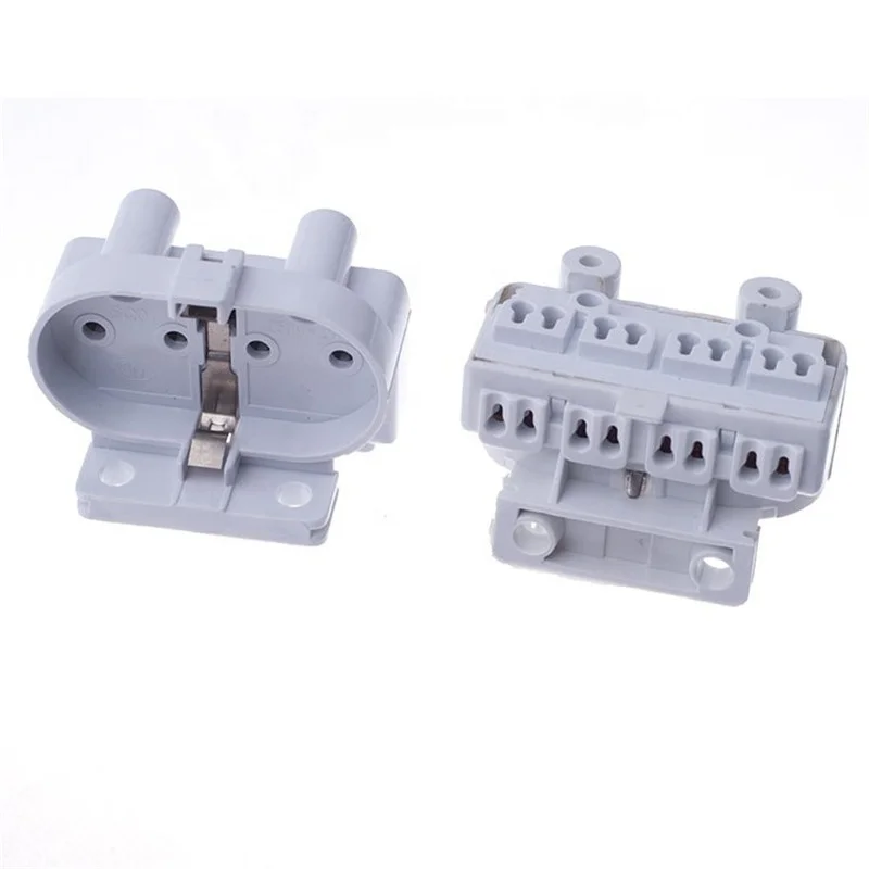 

4P LED light 2G11 Lamp Holder Base H Tube Socket, White