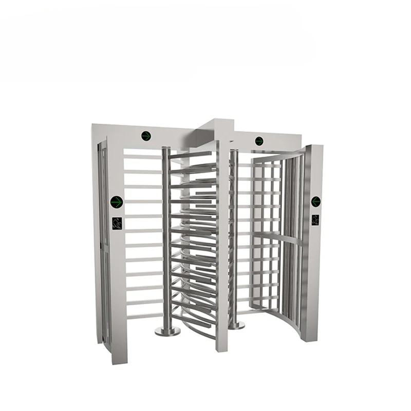 

Semi-automatic Mechanism SUS304 Stainless Steel 24V Full Height Turnstile Dry Contact 35 People Per Minutes 0.2 Seconds <=600mm;