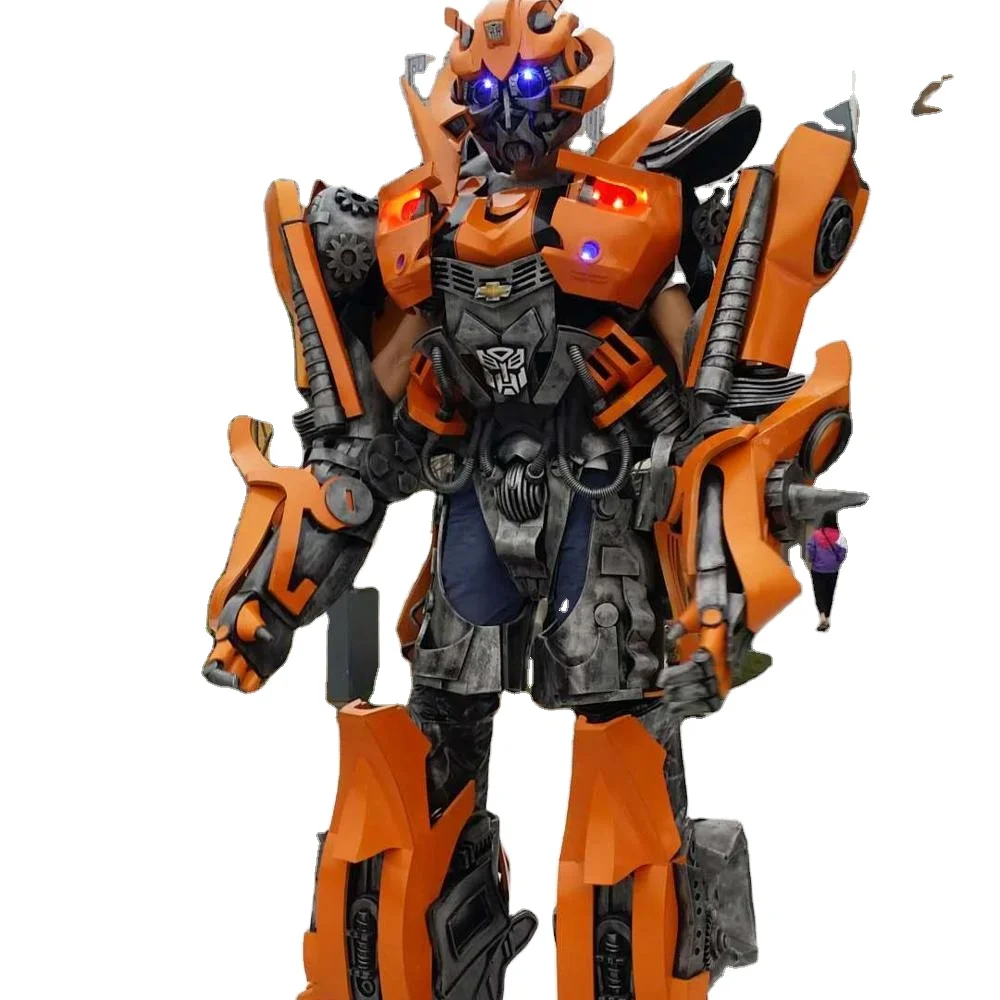 

Good Quality Cheap Price Realistic Large Size Adult Size Popular Exhibition Robot Costume, Customized