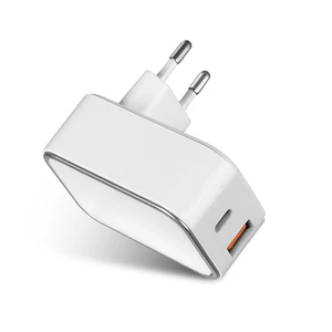 18W QC3.0 USB & USB C PD Fast Wall Charger