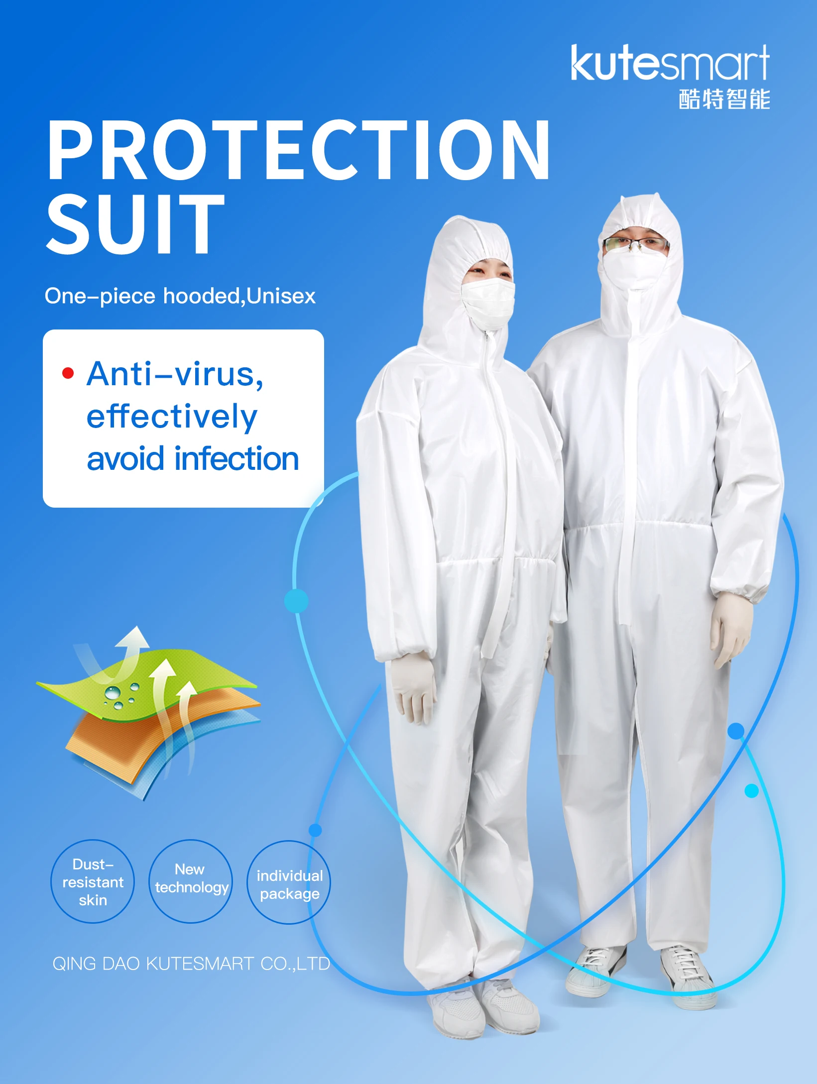 Full Body safety Clothing ppe Suit in Stock Personal safety Equipment Disposable coveralls